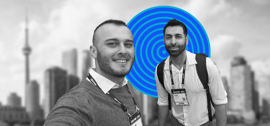 This image show two people. On the left is Dogan Akbulut, CEO and founder of Paillor. On the right is Adam Kamaneh, Paillor employee.