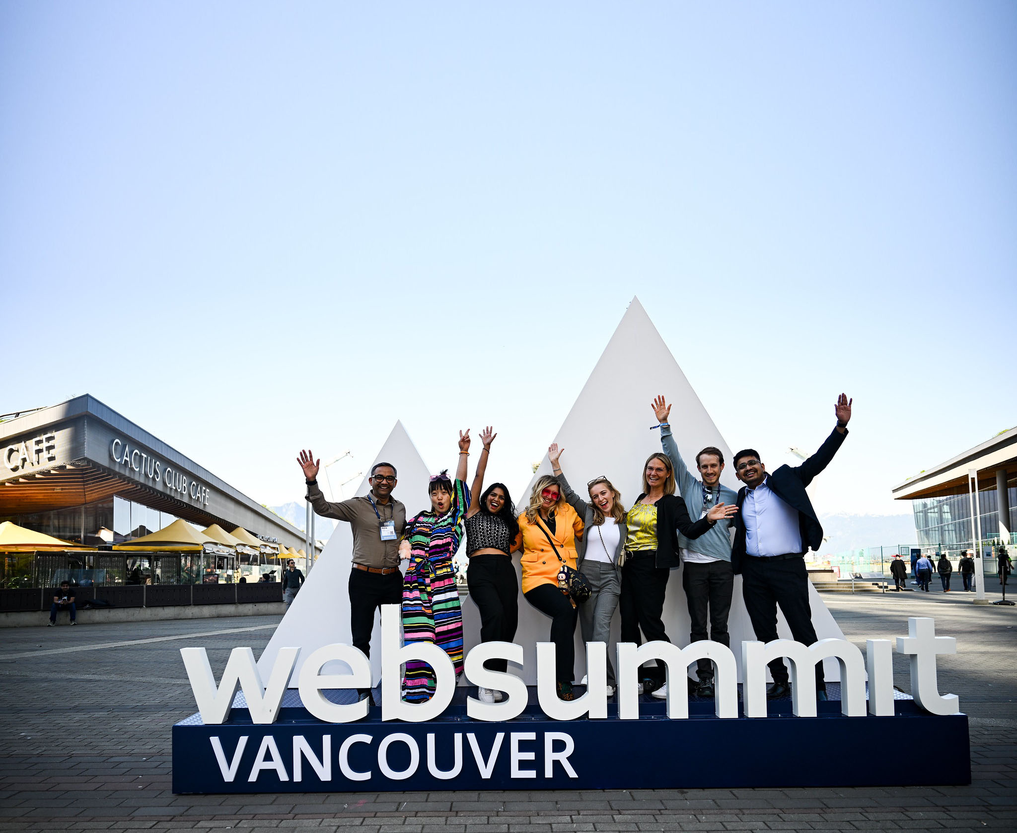 Attendees gathered before opening night at Web Summit Vancouver at Vancouver Convention Centre in Vancouver resized