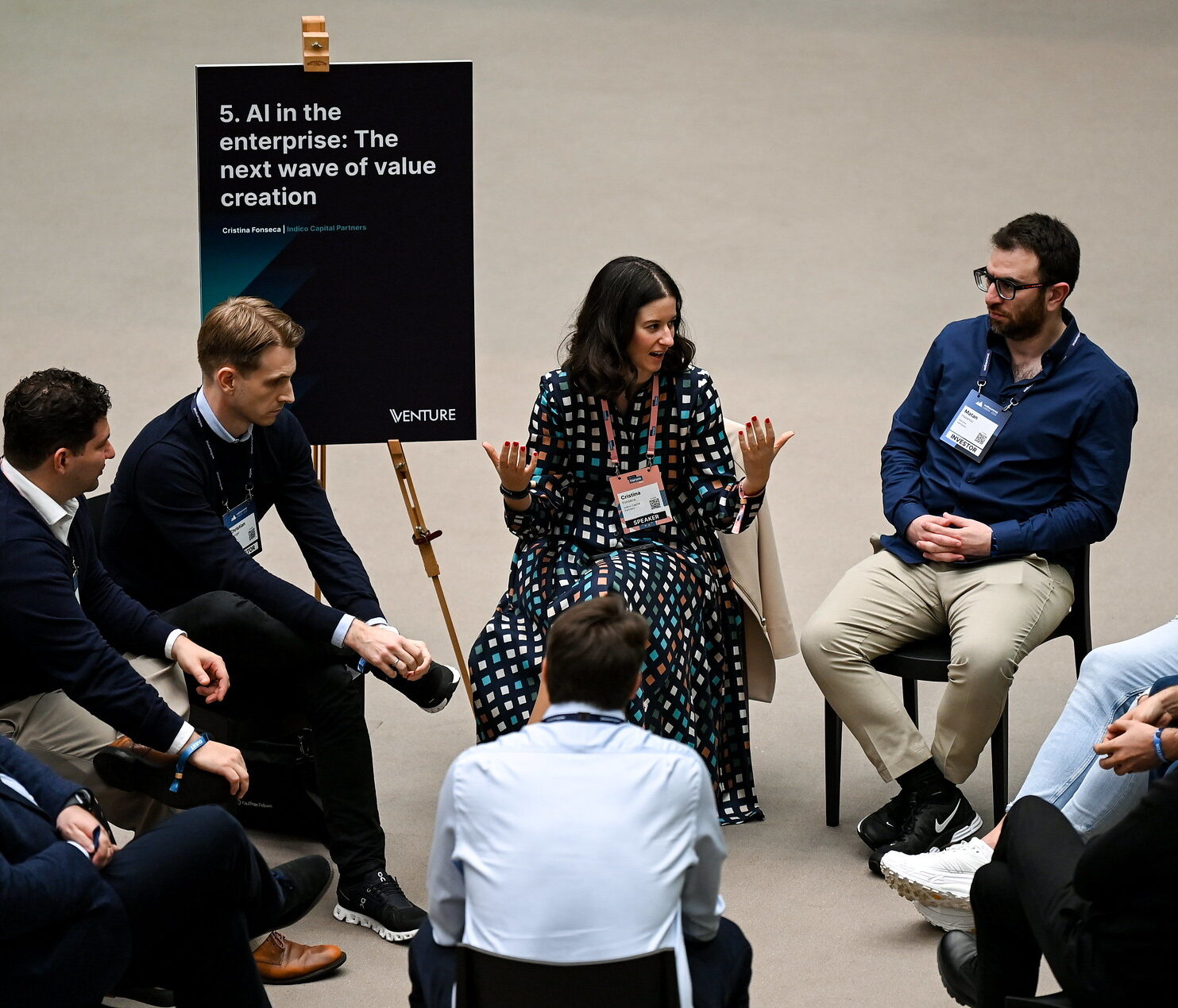 Cristina Fonseca Indico Capital Partners at Roundtables during Venture at the Convento do Beato in Lisbon