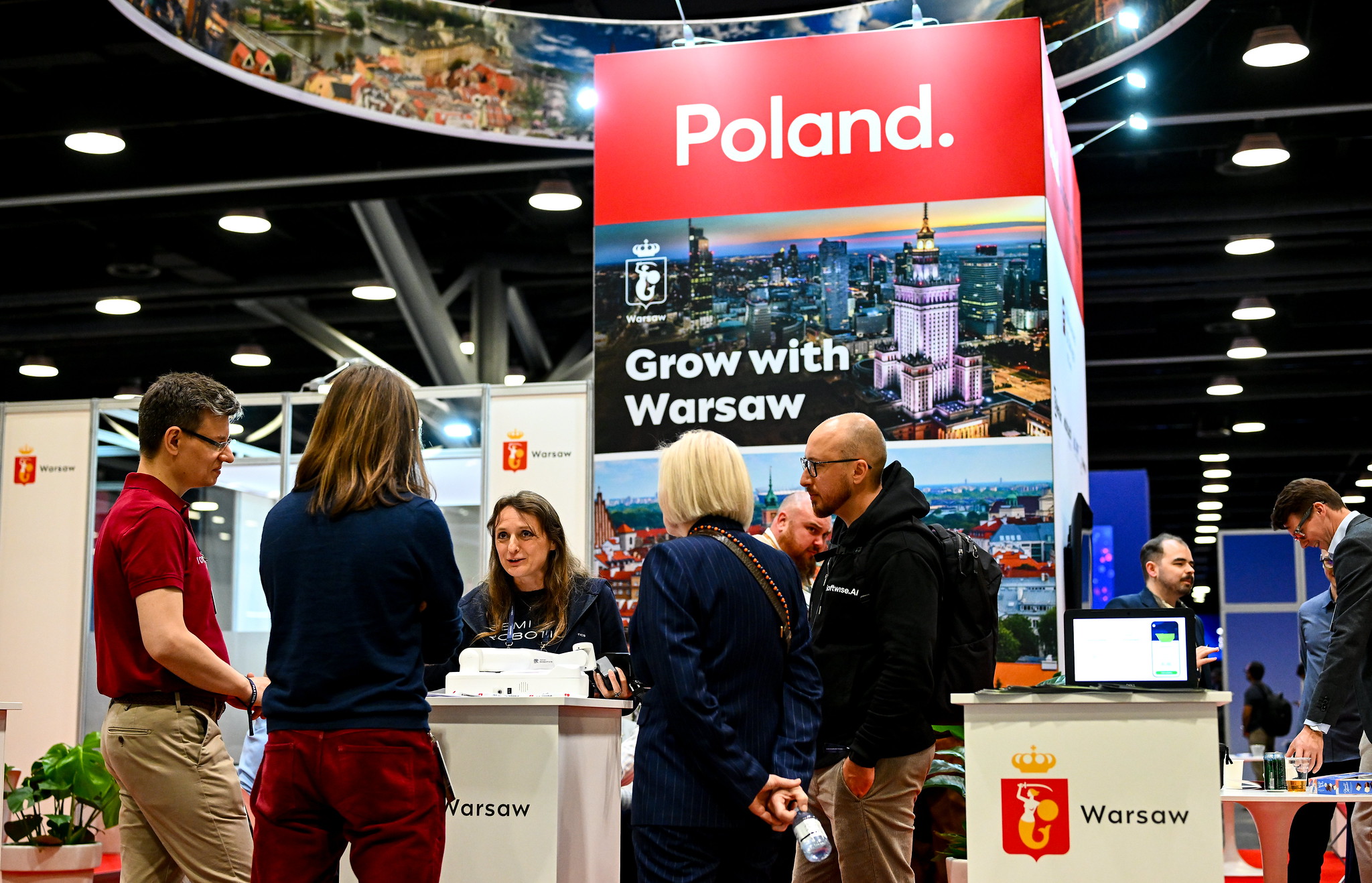 City of Warsaw partner booth during day two of Web Summit Vancouver 2026